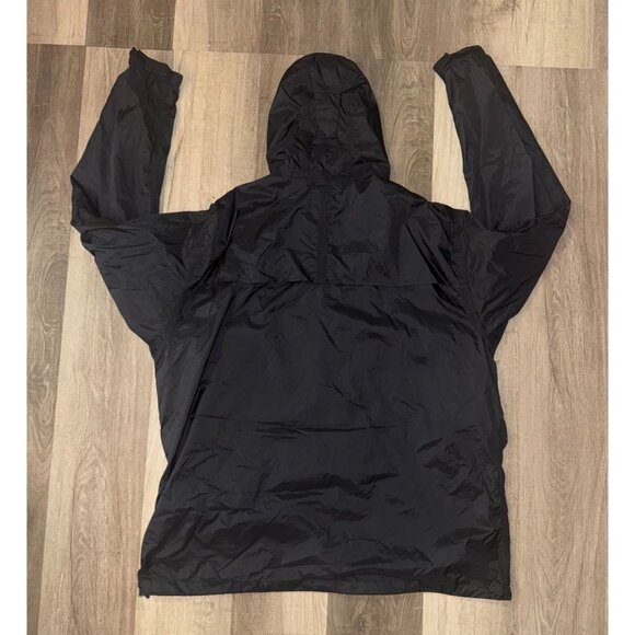 Cabelas XL Tall Black Nylon Hooded Jacket - Picture 9 of 10